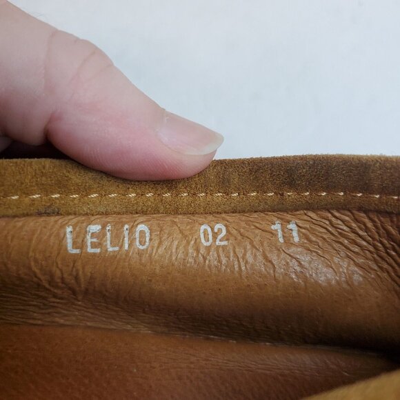 Donald Pliner Mens Lelio Bit Loafers Size 11 Brown Leather Slip On Almond Toe - Picture 9 of 13